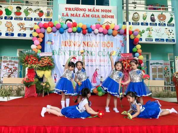 TRƯỜNG MẦM NON VĨNH THẠNH TỔ CHỨC  “NGÀY HỘI ĐẾN TRƯỜNG CỦA BÉ”. NĂM HỌC 2023 - 2024